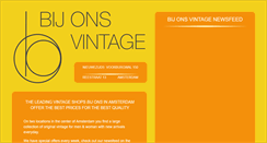 Desktop Screenshot of bijons-vintage.nl