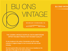 Tablet Screenshot of bijons-vintage.nl